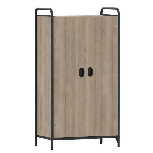 Armoire de chambre 2 portes en bois
