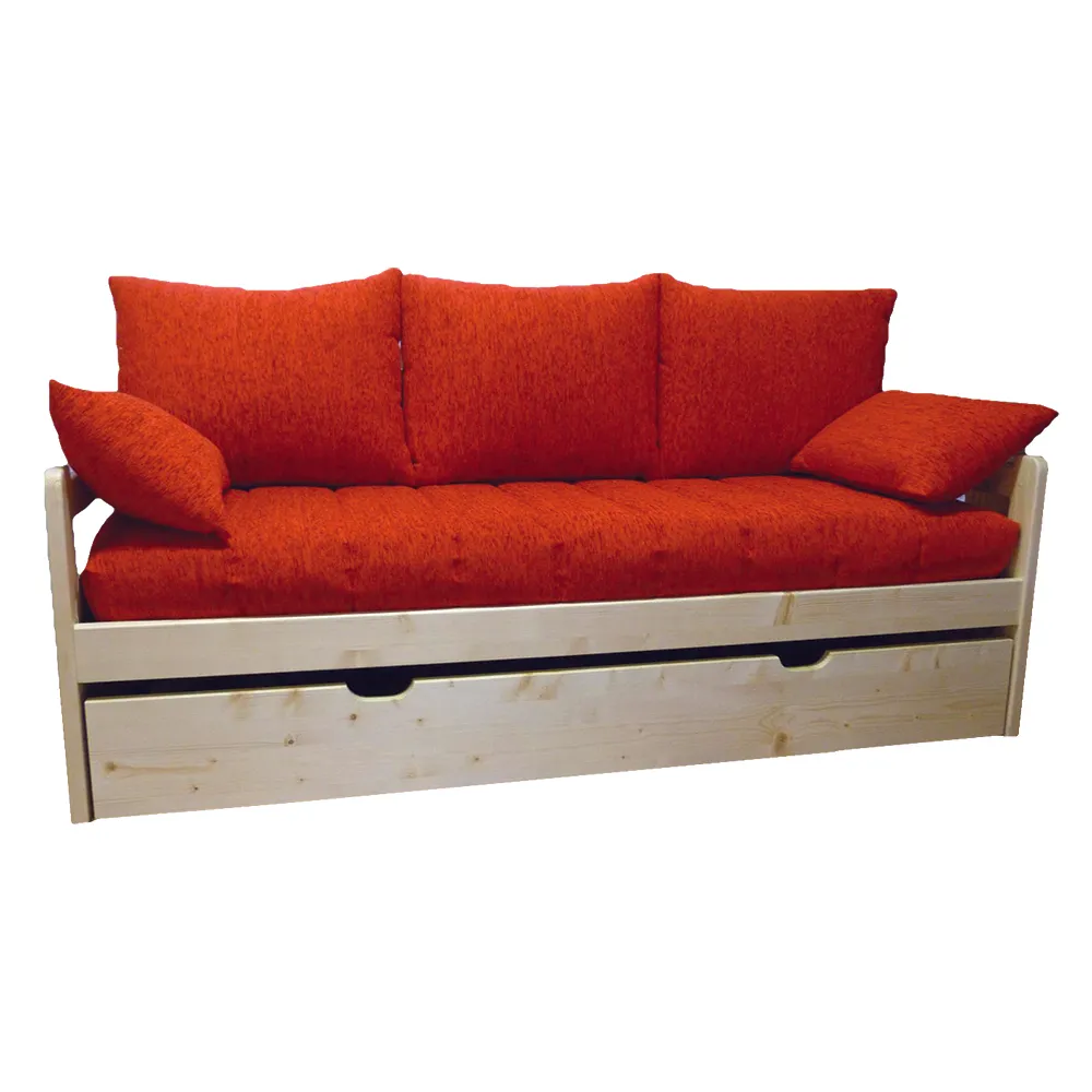 Banquette-lit avec tiroir de couchage