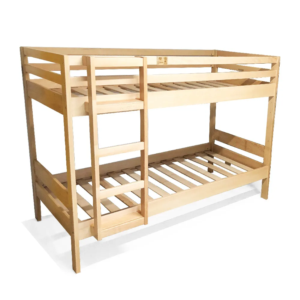 Lit superposé en bois pour collectivité