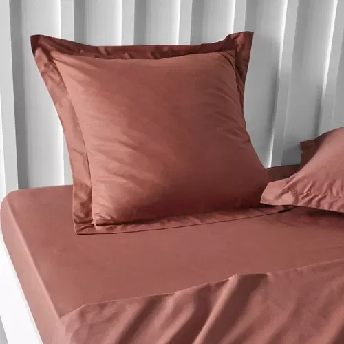 Parure de lit professionnelle terracotta